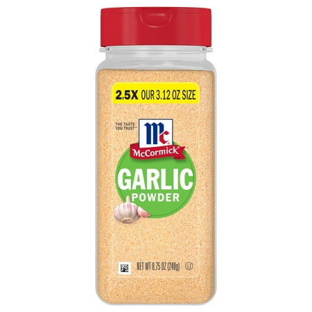 McCormick Kosher Garlic Powder  8.75 oz Bottle