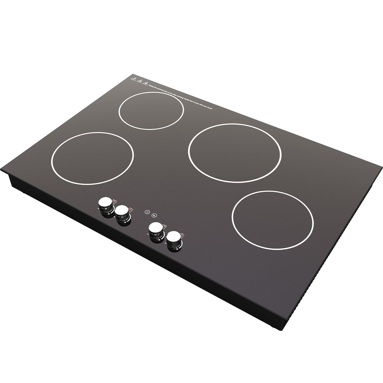 BENTISM Electric Induction Cooktop Built-in Stove Top 11in 2 Burners 120V 