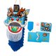 thumbnail image 4 of Paquete de materiales para hacer faroles de Año Nuevo chino para actividades entre padres e hijos. Azul, 4 of 9