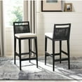 SAFAVIEH Darin Bar Stool Black / White