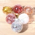 thumbnail image 3 of HEVIRGO 4 Pcs/Set Christmas Tree Ornament Increase Atmosphere Decorative Scene Layout Lightweight Holiday Christmas Tree Decoration Shiny Reflective Classic Xmas Balls for Christmas Party, 3 of 10