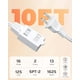 thumbnail image 2 of Cable de extensión DEWENWILS de 3 salidas, 3 m, blanco para interiores, paquete de 2, 2 of 7