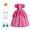 Dress+Headband+Gloves+Earrings, variant on Rongking 3-9Year Girl Princess Peach Costume Dress Halloween Birthday Fancy-Dress w/Headband