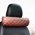 thumbnail image 3 of Almohada Soporte para El Cuello Del Coche Cojín Cintura Viscoelástica Transpirable Y Suave (marrón Oscuro), 3 of 9