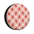 thumbnail image 1 of Fotbe Strawberry Funda de Llanta de Repuesto con Estampado, Engrosada, Ajuste Universal para Jeep, Remolque, RV, SUV, Camión-14 inch, 1 of 6
