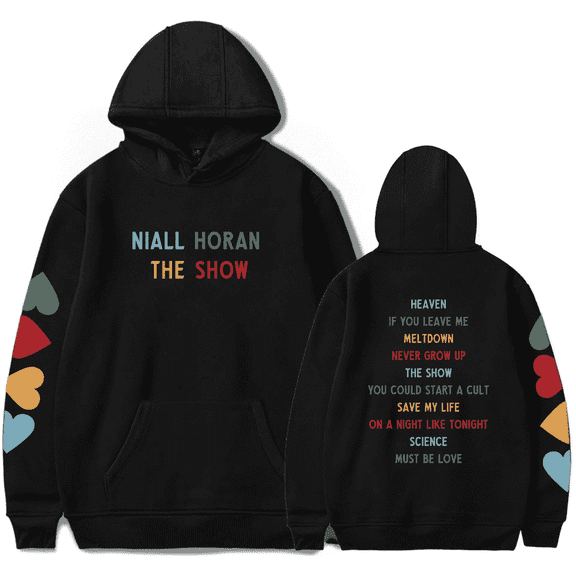 Niall Horan Hoodies Tracklist Long Sleeve Sweatshirt Album The Show Merch Hoodie Men Women Clothes Casual Street Clothing