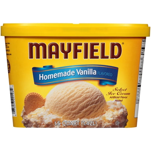 Mayfield Homemade Vanilla Flavored Select Ice Cream, 1.5 qt by Dean Foods