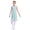 Light Blue, variant on Kids Girls Shiny Rhinestone Jazz Latin Dance Dress Backless Ballet Lyrical Gymnastic Leotard Dress Ballroom Dancewear Ivory 6