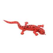 Salamander, Red Salamander, Rubber Amphibian, Educational, Realistic, Hand Painted, Figure, Lifelike Model, Figurine, Replica, Gift, 10" F1724 B1