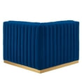 thumbnail image 4 of Conjure Channel Tufted Performance Velvet Right Corner Chair, 4 of 6