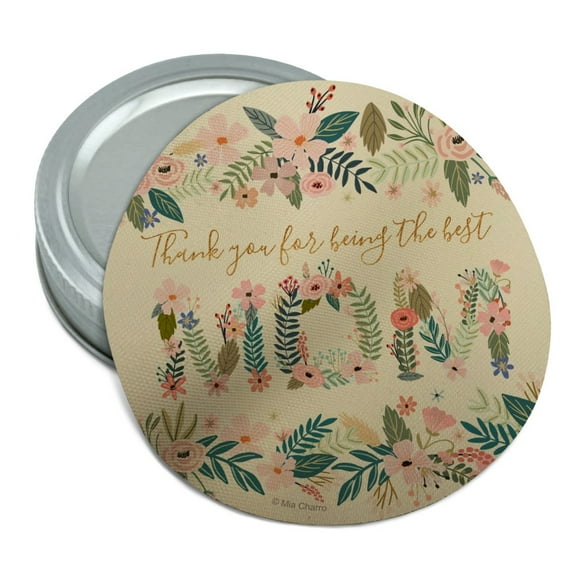 Thank You for Being the Best Mom Mother's Day Round Rubber Non-Slip Jar Gripper Lid Opener