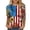 A02 Wine, variant on JOANKDMI Women's American Flag Shirts 3/4 Sleeve 4th of July Independence Day Crew Neck Tops Patriotic Holiday Festival Fashion T Shirts