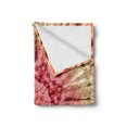 thumbnail image 2 of Batik Soft Flannel Fleece Throw Blanket, Gradient Circle Batik Pattern with Spectral Pleats and Distressed Spots Image Print, Cozy Plush for Indoor and Outdoor Use, 50" x 60", Red Brown, by Ambesonne, 2 of 6