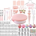 thumbnail image 1 of Kit de Decoración de Pasteles 356pcs, Kit Reposteria y Pasteleria Utensilios, Giratorio para Tartas, Boquillas Manga Pastelera, Decoración para Tartas, 1 of 4
