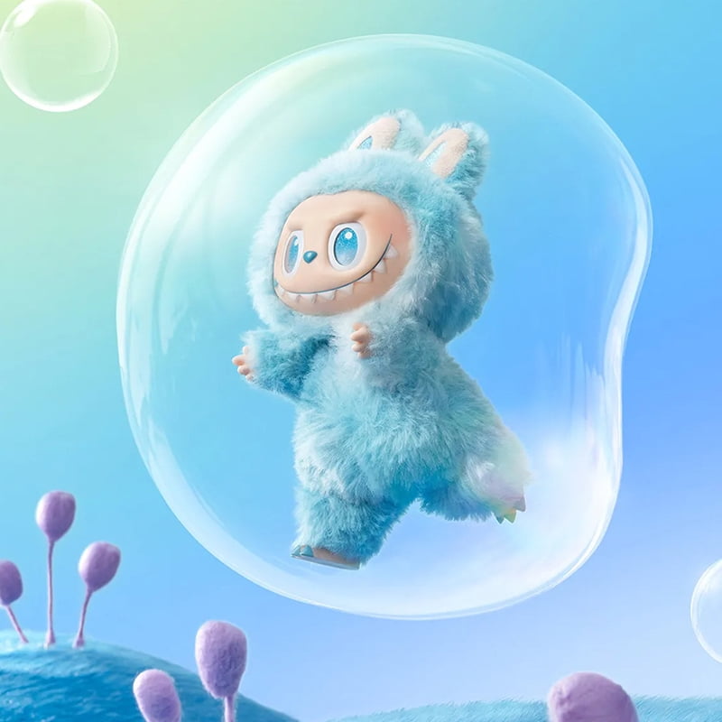2025 New 3.0 Labubu Plush Doll Keychain 3rd Generation Blind