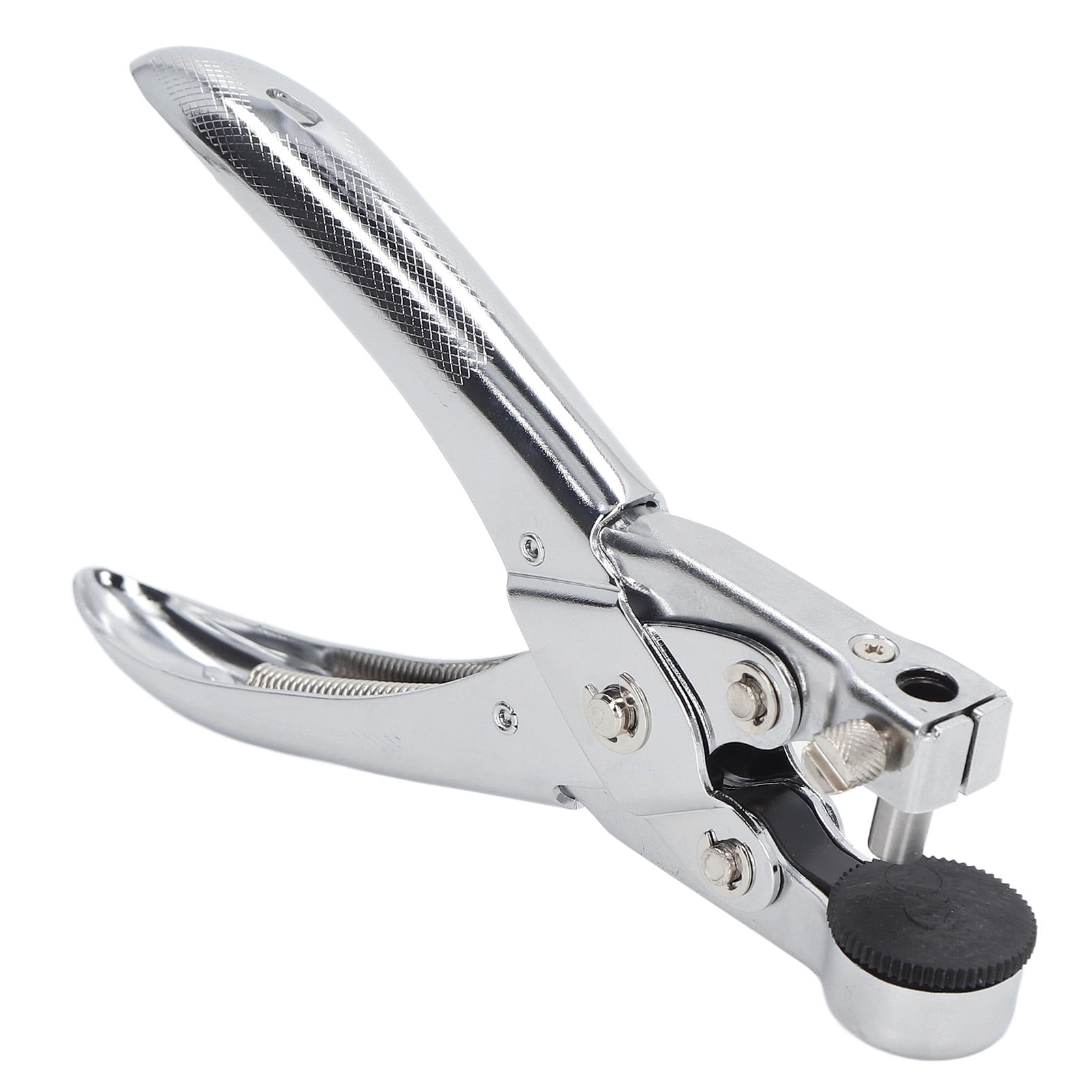 Knitting Needle Single Hole Punch, Chromed Metal Single Hole Puncher for Bag, One Hole Punch, 1 Hole Punch, Paper Punch Machine Part