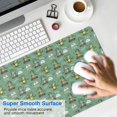 thumbnail image 4 of Long Mouse Pads for Desk,Green Alligators Icons Pattern Desk Mats on Top Of Desks, Desk Mouse Pad Extra Large with 3mm Non-Slip Base and Stitched Edge for Gaming,Office,Work,Home 31.5"x15.7", 4 of 6