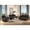 Chocolate, variant on 3-Piece Motion Sofa Set for Living Area | Relaxing Recline in Any Living Space | Chocolate Velvet Finish with Tufting | 3-Inch Wall Clearance Feature