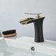 thumbnail image 3 of Grifo de lavabo de baño ACTIVE Leekayer de latón negro, 3 of 5