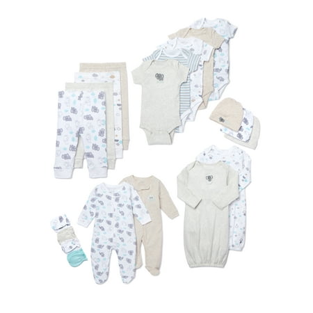Garanimals Newborn Baby Gender Neutral Shower Gift Set, 20-Piece