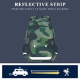 thumbnail image 5 of FORMRS School Backpack 17" Student Travel Bag with Laptop Compartment, Green Camouflage Pattern, 5 of 7