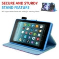thumbnail image 6 of Kindle Fire 7 Case, Slim Smart Flip Stand Wallet Cover with Auto Wake/Sleep for Amazon Fire 7 Tablet(7 inch 5th Generation 2015 & 7th Generation 2017 & 9th Generation 2019),Twinkle Butterfly, 6 of 7