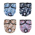 thumbnail image 2 of 4PCS Reusable Washable Dog Diapers Highly Absorbent with Strong & Flexible Wraps for Girl Dog in Period Heat, 2 of 10