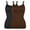2 packs:Black/Brown, variant on Vaslanda 3 Packs Camisole for Women Tummy Control Cami Shaper Seamless Compression Tank Top Shapewear for Women