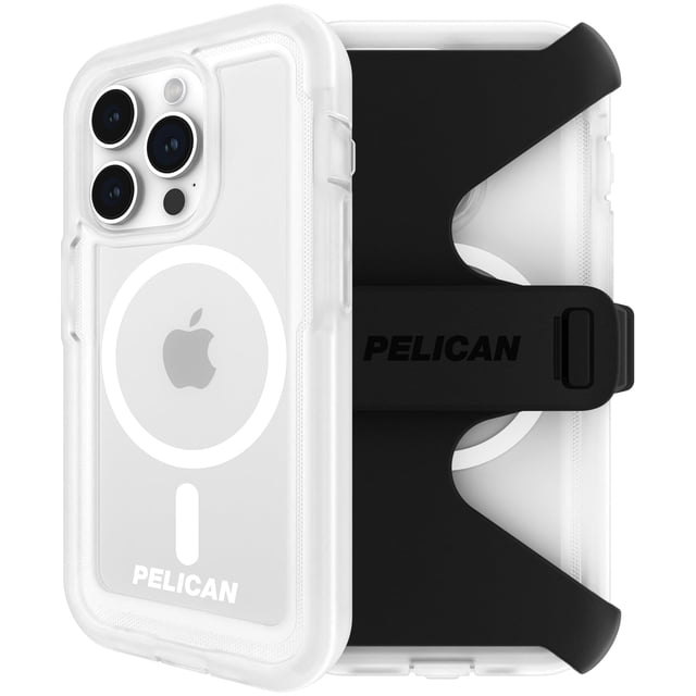 Funda Pelican Voyager para iPhone 15 Pro 6.1" Transparente