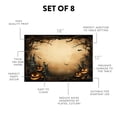 thumbnail image 5 of Koyal Wholesale Halloween Placemats, Sleepy Hollow Disposable Cardstock Paper Table Mats for Dining, 8-Pk, 5 of 5