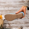 thumbnail image 4 of Sky Blue Ladies Wedge Heel Sandals With Peep Toe And Open Toe For Spring And Summer Casual Comfortable Beach Slippers Thick Sole Size 42, 4 of 9
