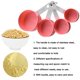 thumbnail image 4 of Moyic 8 unids/set de cucharas medidoras de cocina, cucharadita de café, cuchara de azúcar, tazas medidoras de harina para hornear pasteles, Herramientas y accesorios para hornear rosa Moyic HA9213-01B, 4 of 6