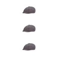 thumbnail image 4 of ZLight Men Flat Cap Portable Reusable Replacement Ergonomic Gentleman Hat Berets Light Grey 3Set, 4 of 6