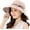 Pink, variant on Womens Garden Hat, Both Sides wear, Foldable Wide Brim UPF 50+, pefect for Women Fishing Hiking