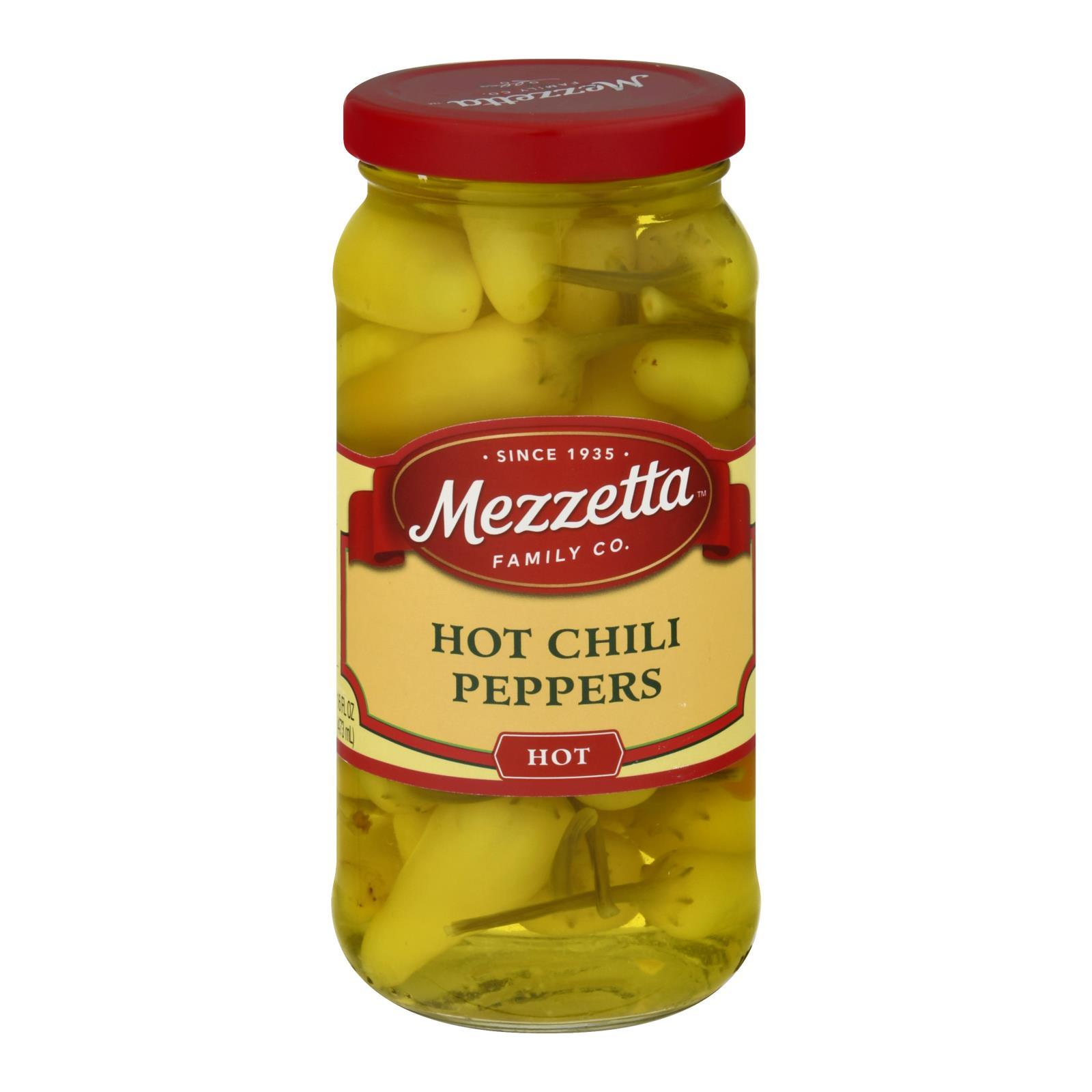 Mezzetta Hot Chili Peppers Case of 6 16 oz.