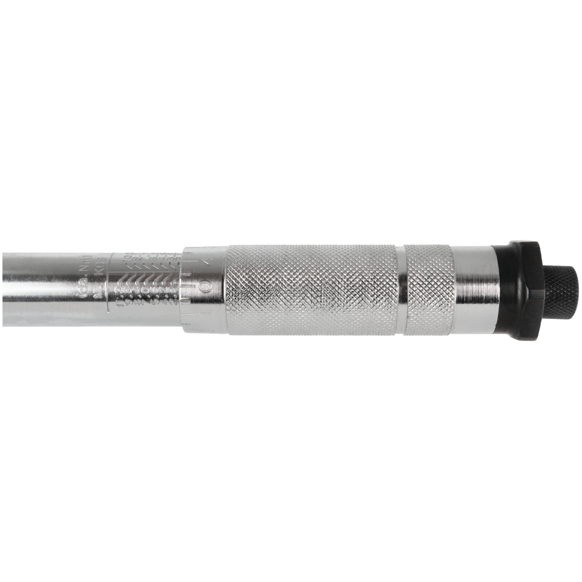 Performance Tool M238 Click Torque Wrench - 3/8 Inch Drive, Adjustable 10 to 80 lbs ft. for Automotive Repair, Garage Maintenance, Chrome-Plated, Calibrated Torque Control