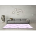 thumbnail image 3 of Ahgly Company Indoor Rectangle Solid Purple Modern Area Rugs, 6' x 9', 3 of 4