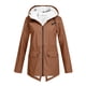 thumbnail image 1 of Chaquetas y abrigos casuales sin capucha de manga larga para mujer, chaqueta impermeable lisa, chaquetas para exteriores, impermeable con capucha, abrigo cortavientos para mujer, 1 of 6