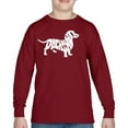 thumbnail image 1 of Boy's Word Art Long Sleeve - Dachshund, 1 of 2