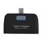 thumbnail image 1 of Lector De Tarjetas USB C A SD, Adaptador De Lector De Tarjetas Micro SD TF Tipo C Lector De Tarjetas De Memoria Micro SD De Alta Velocidad Para Dispositivos UBC C Para, 1 of 7