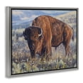 thumbnail image 4 of Stupell Industries Prairie King Bison Landscape Photography Gray Floater Framed Canvas Art Print Wall Art, 21 x 17, 4 of 10