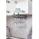 thumbnail image 4 of BRILLAR Soporte de vidrio negro para mueble de cocina - 1 pieza, metal, 26*21,6*4,6 cm, 4 of 5