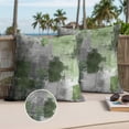 thumbnail image 3 of Sage Green Grey Outdoor Pillow Covers 20x20 Set of 2,Waterproof Patio Throw Pillowcase Protectors,Modern Oil Painted Abstract Art Aesthetics Decorative Pillow Shams Cushion Covers for Seat Bed Couch, 3 of 8