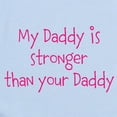 thumbnail image 2 of CafePress - My Daddy Is Stronger Than Your Daddy Body Suit - Baby Light Bodysuit, Size Newborn - 24 Months, 2 of 4