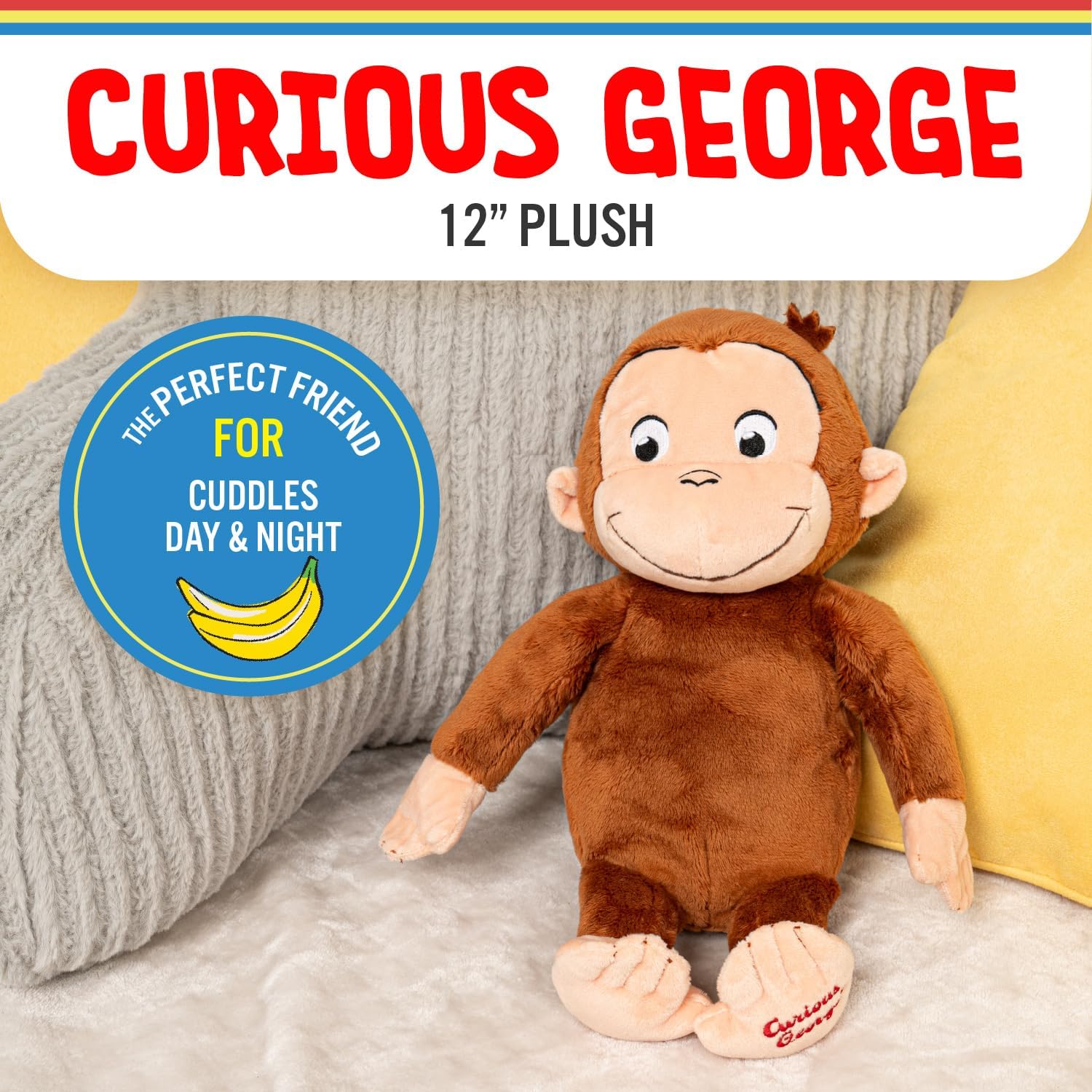 Curious George Gift Set - 8 Stories by H A Rey, Book Character Stuffed Animal Monkey, Curious George Seek-and-Find Book and Activity Pages (Humorous Creative and Educational Adventures)