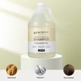 thumbnail image 4 of Ginger Lily Farms Club &amp; Fitness Moisturizing Shampoo for All Hair Types, 100% Vegan &amp; Cruelty-Free, Fragrance Free, 1 Gallon (128 fl oz) Refill, 4 of 7