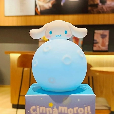 

Kawaii Sanrio Night Light Anime Cartoon Hello Kitty Kuromi Cinnamoroll Melody LED Light-emitting Ornaments Bedroom Sleep Lamp