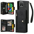 thumbnail image 1 of Case for Google Pixel 4 Magnetic Leather Zipper Wallet Cover Card Holder, 1 of 5