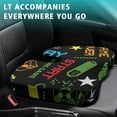 thumbnail image 4 of Premium Gaming Pattern Memory Foam Seat Cushion Ergonomic Chair Pad for Office Chair, Car, Airplane & Bleachers Sciatica, Tailbone Hip & Back Pain Relief - Chair Cushion for Long Office Workers., 4 of 5