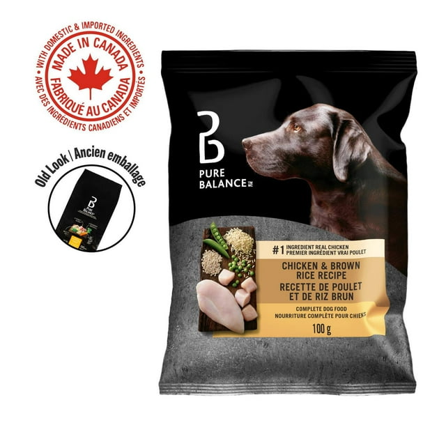 Pure Balance Chicken & Rice Recipe Dry Dog Food 100g